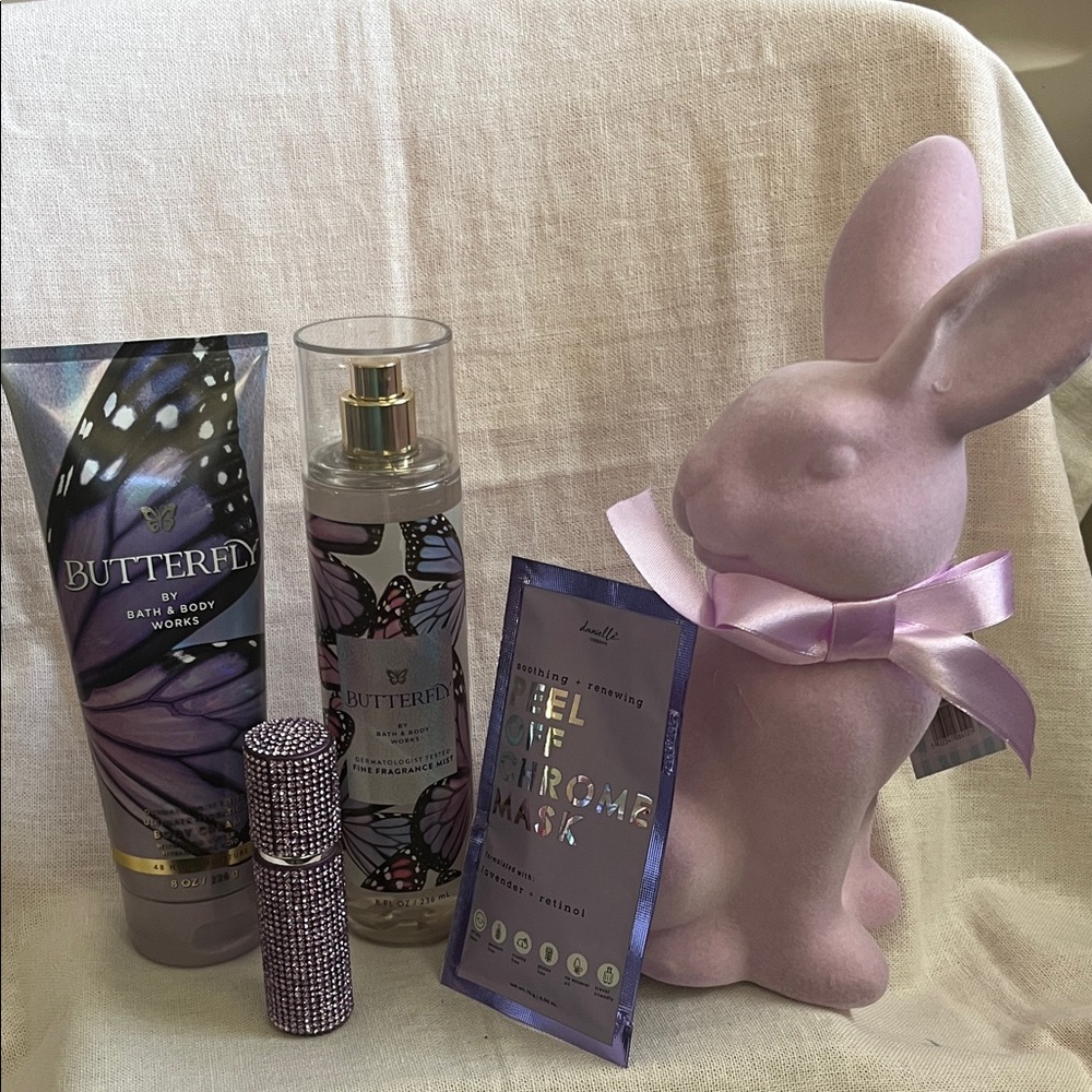 Bath & Body Works Purple Butterfly Fragrance Bundle